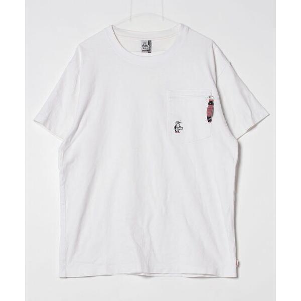 「CHUMS」 半袖Tシャツ X-LARGE ホワイト メンズ