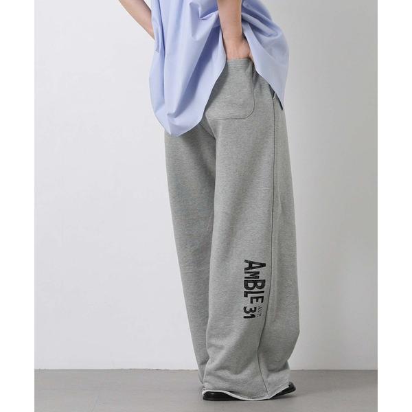 パンツ ドローイング裏毛パンツ レディース