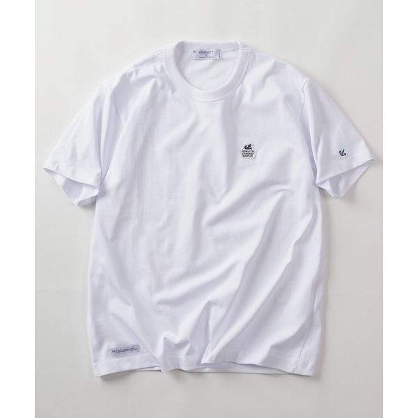 tシャツ 「72」「FIDELITY STANDARD SURPLUS/フィデリティ スタンダード サープラス」ワンポイント ワッペン 無地 クルーネックTシャツ/アメカジ/接触冷感