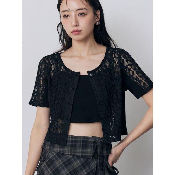 アンサンブル レーシーアンサンブルトップス　夏服