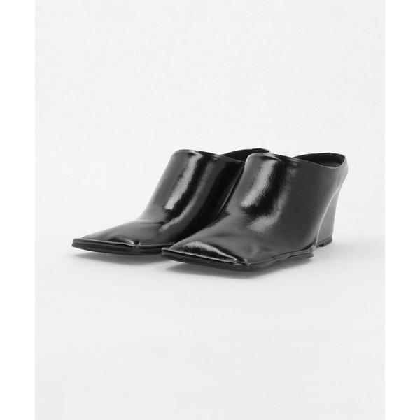 シューズ ミュール 「MARW UNITED ARROWS＋ODETTE E ODILE」スクエア ウェッジ ミュール レディース