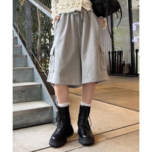 パンツ ハーフカーゴパンツ レディース