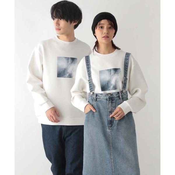 「GLOBAL WORK」 スウェットカットソー MEDIUM ホワイト系その他 メンズ