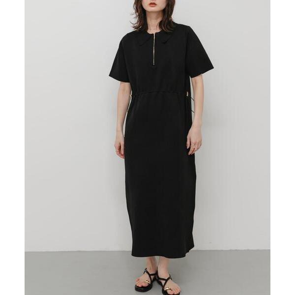 ワンピース 「洗濯可」フォルムニットワンピース