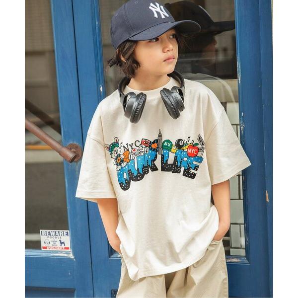 tシャツ 「リンク」B NEWJACK グラフィック半袖Tシャツ キッズ 子供服 男の子 女の子