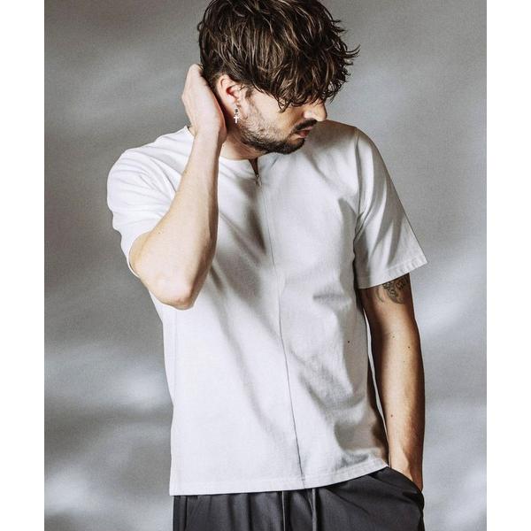 tシャツ 「NO ID.」Half Zip Pullover / ハーフ ジップ プルオーバー メンズ