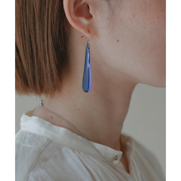 ピアス ピアス  Shizuku ブルー レディース