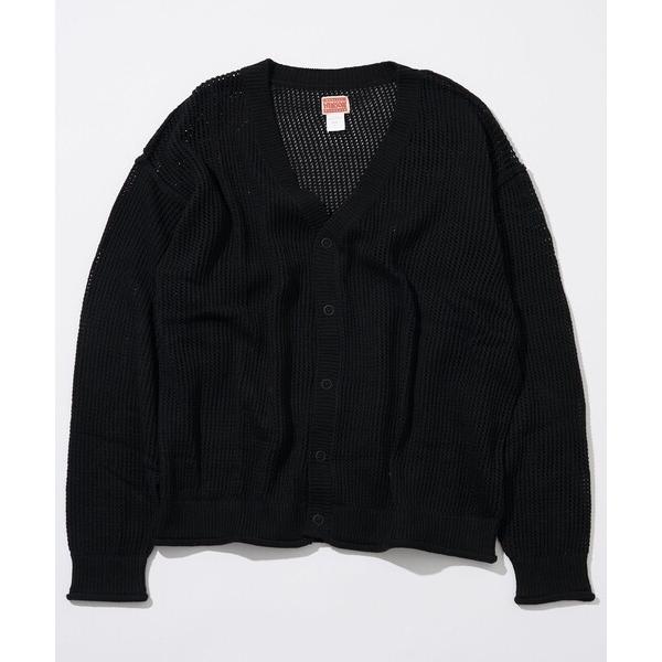 「HINSON」 カーディガン MEDIUM ブラック メンズ