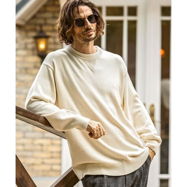 「JH junhashimoto」 長袖ニット L ホワイト メンズ