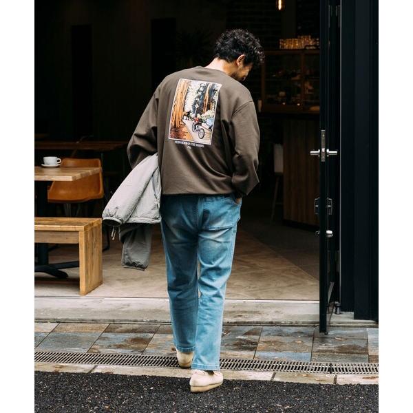 「FREAK'S STORE」 スウェットカットソー LARGE ダークブラウン メンズ