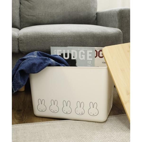 他サイト： 収納 miffy バンブーフタ付き収納ケースの商品画像