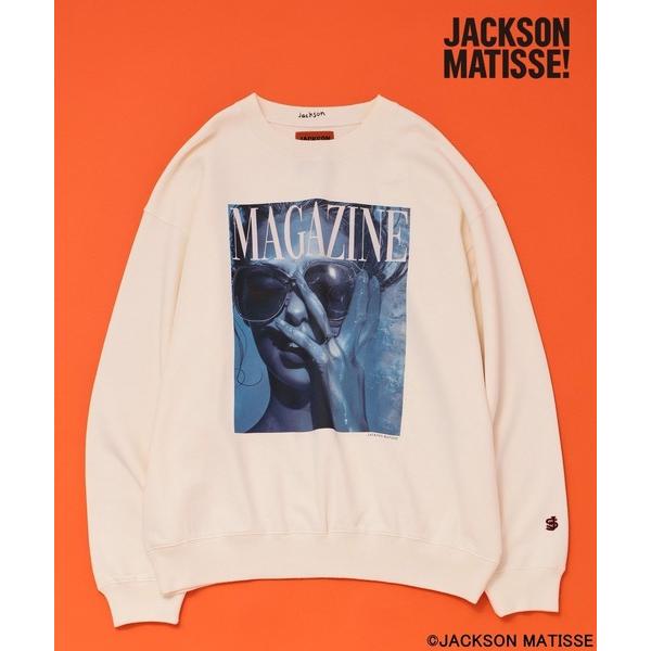 「JACKSON MATISSE」 スウェットカットソー LARGE ホワイト メンズ