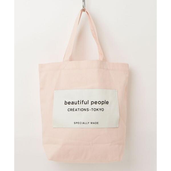 「beautiful people」 トートバッグ FREE ピンク レディース