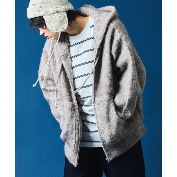 「FREAK'S STORE」 ニットカーディガン MEDIUM ベージュ メンズ
