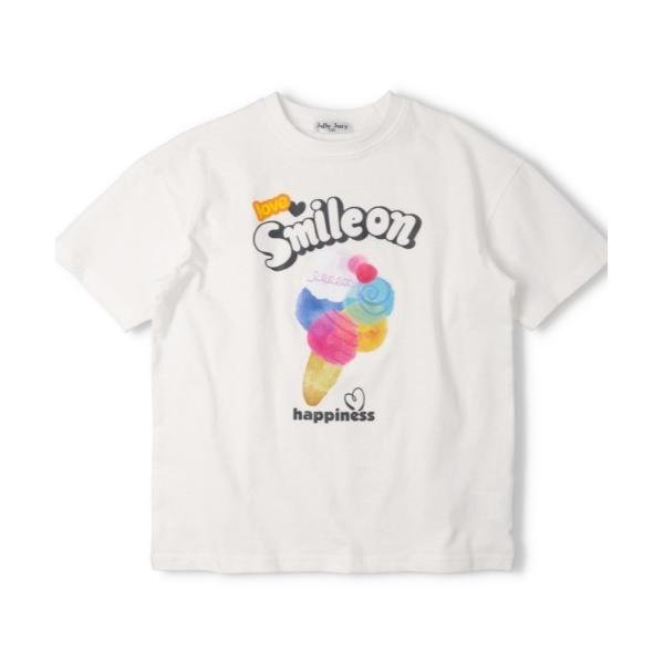 tシャツ 「ジュニア・スクールサイズ」「WEB限定」綿100％ アイスロゴプリントＴシャツ キッズ 子供服 女の子