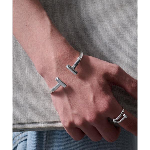 バングル 「MAISON CLUB」Double T Bangle Silver925 KUN メンズ レディース