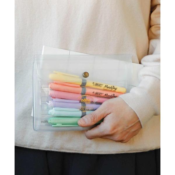 ZOZO問い合わせ番号:11560753ショップ:HIGHTIDE，ハイタイドブランド:nahe，ネーエ，HIGHTIDE，ハイタイド商品名:nahe ネーエ ジェネラルパーパスケース フラットポーチ スクエア クリア A6カテゴリ:財布/...