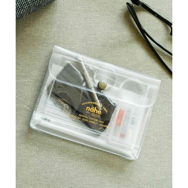 ZOZO問い合わせ番号:11560760ショップ:HIGHTIDE，ハイタイドブランド:nahe，ネーエ，HIGHTIDE，ハイタイド商品名:nahe ネーエ ジェネラルパーパスケース カード ミニポーチ 財布 フラット スクエア クリア ...