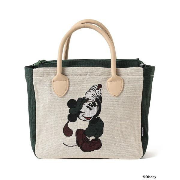トートバッグ Disney / ミッキーマウス  / ジャカード カートバッグ レディース