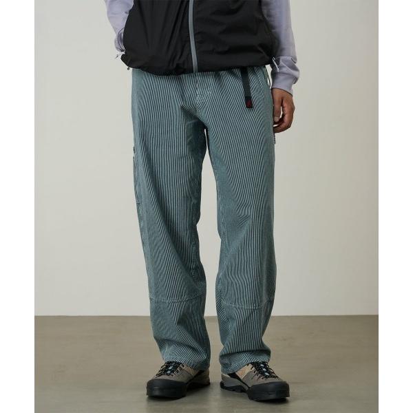チノパン Gramicci OVERDYED HICKORY WORK PANT（グラミチ オーバーダイヒッコリーワークパンツ） メンズ