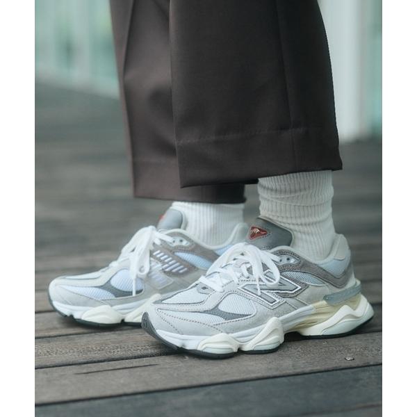 「New Balance」 ローカットスニーカー 24.0cm グレー メンズ