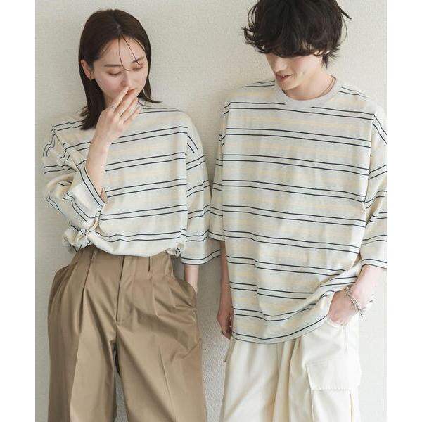 tシャツ 「ユニセックス」ボーダーエクストラルーズTシャツ メンズ