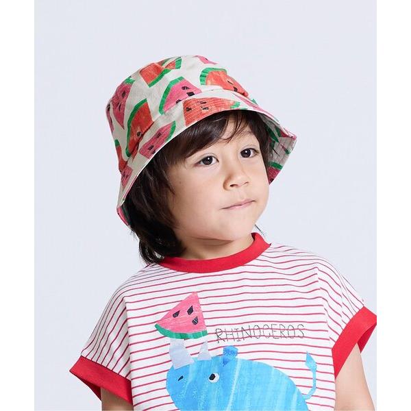 帽子 ハット フルーツ総柄ハット キッズ 子供 男の子 女の子