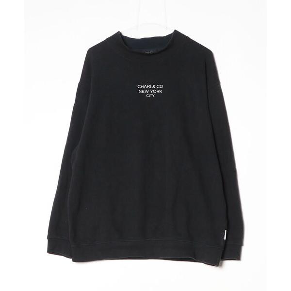 「CHARI&amp;CO」 スウェットカットソー「BAYFLOWコラボ」 LARGE ブラック メンズ