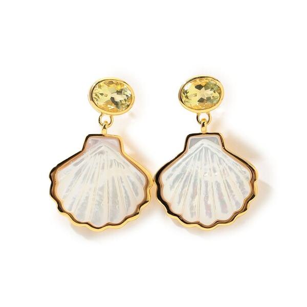 ピアス Lizzie Fortunato LUNA SHELL ピアス レディース