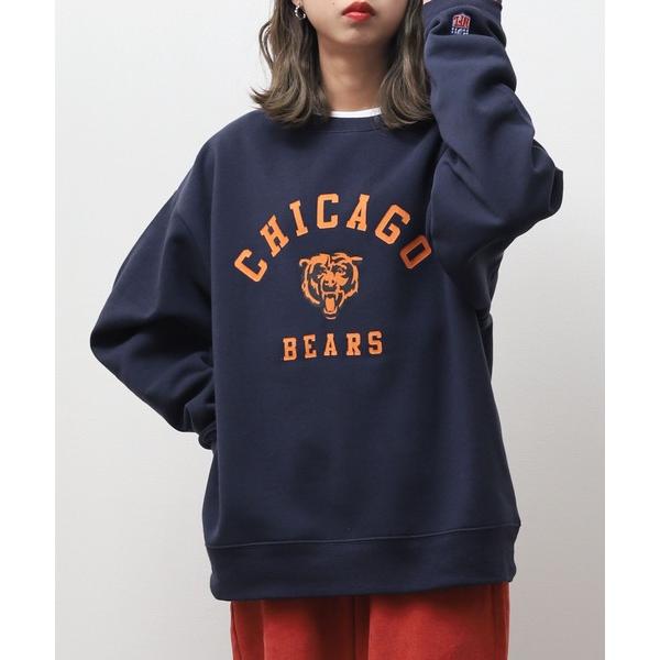 「NBA/NFL/NHL/MLB」 スウェットカットソー MEDIUM ネイビー メンズ