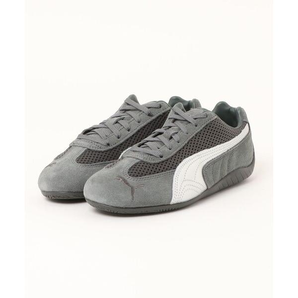 「PUMA」 ローカットスニーカー 23.5cm グレー メンズ