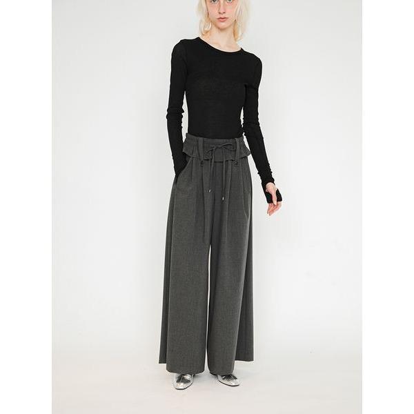 ワイドパンツ パンツ Inside Out Waist Wide Pants/インサイドアウトウエスト ワイドパンツ レディース