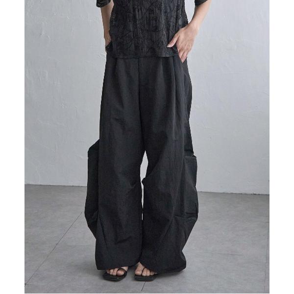 カーゴパンツ タックバレルパンツ レディース