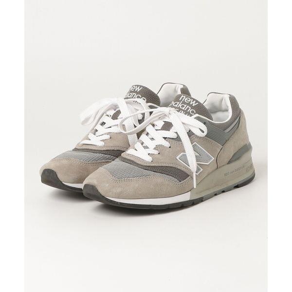 「New Balance」 ローカットスニーカー 25.5cm ベージュ メンズ