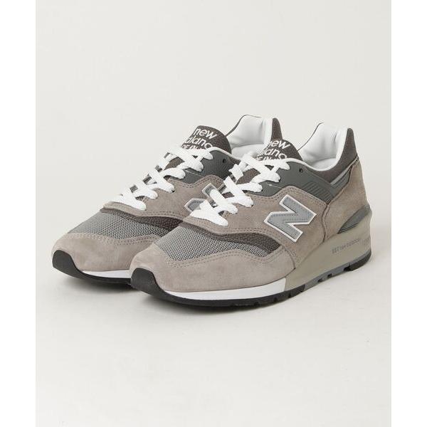 「New Balance」 ローカットスニーカー 27.5cm グレー メンズ