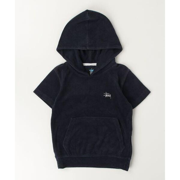 「STUSSY」 「KIDS」プルオーバーパーカー 110 ネイビー キッズ