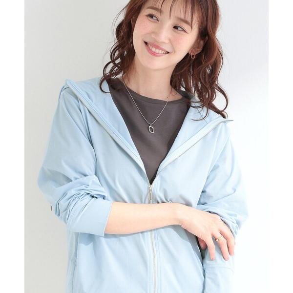 パーカー uvカット 冷感 「UV/洗濯機可」日焼け対策も快適に 指穴つき ジップパーカー レディース