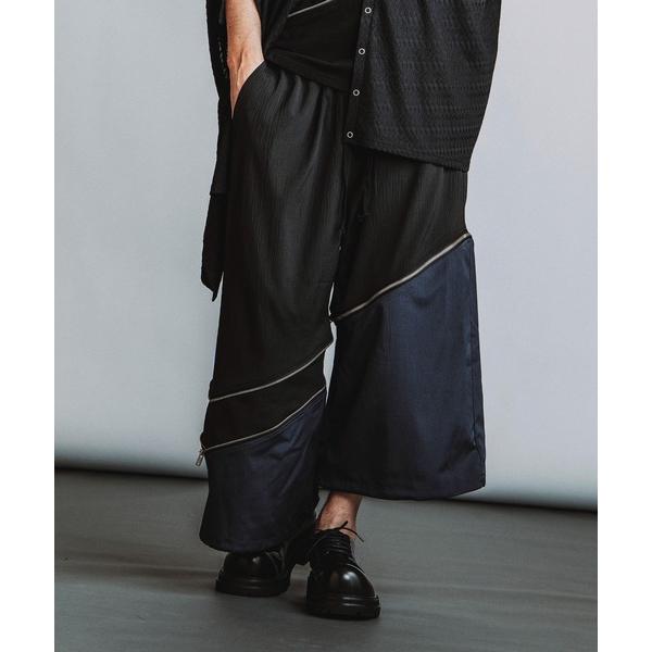 ワイドパンツ パンツ 「NO ID.」2-WAY Cropped Wide Pants / 2ウェイ クロップド ワイド パンツ メンズ