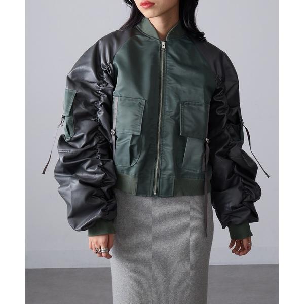 「MAGASIN DE MODE Onjna」 ブルゾン FREE グレー レディース