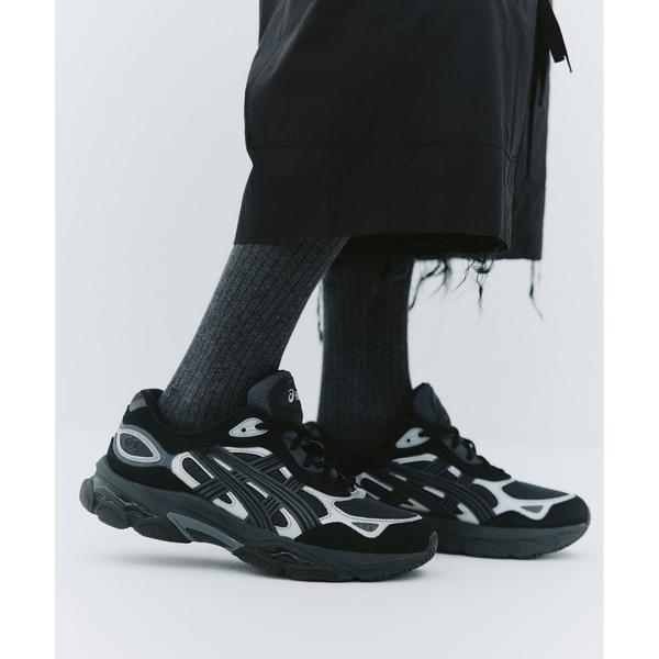 「ASICS」 ローカットスニーカー 5 ブラック メンズ