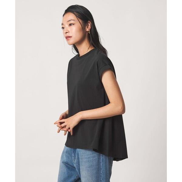 tシャツ 速乾 プレーティングテンジク フレア フレンチスリーブTシャツ ‐接触冷感・UVカット・吸水速乾‐「A DAY IN THE LIFE」 レディース