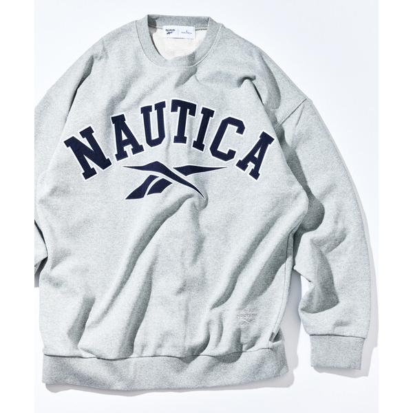 「NAUTICA」 スウェットカットソー LARGE グレー メンズ