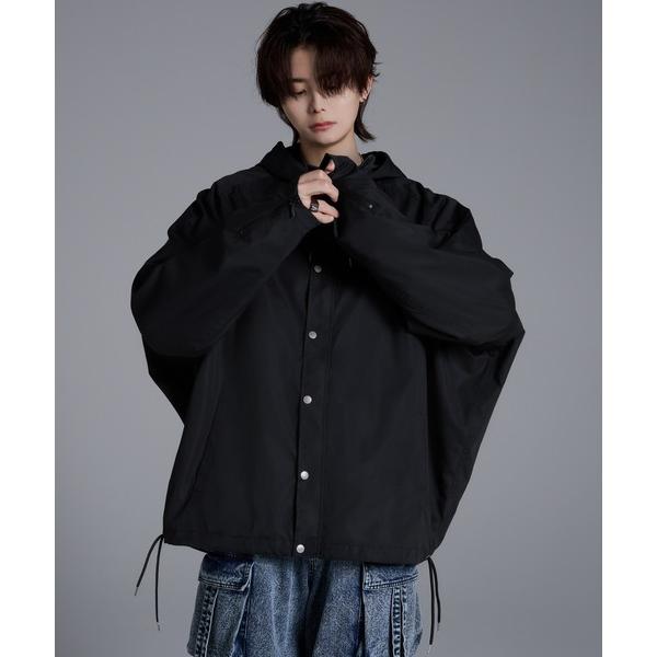 「ADRER」 マウンテンパーカー MEDIUM ブラック メンズ