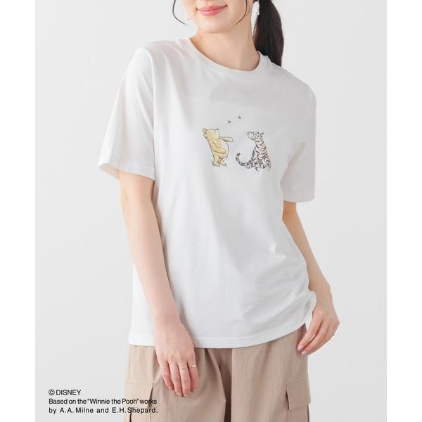 tシャツ 半袖 「ＵＶカット」プーさん／半袖Ｔシャツ レディース