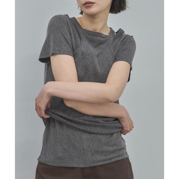 tシャツ 半袖 レイヤードスラブセットTee レディース
