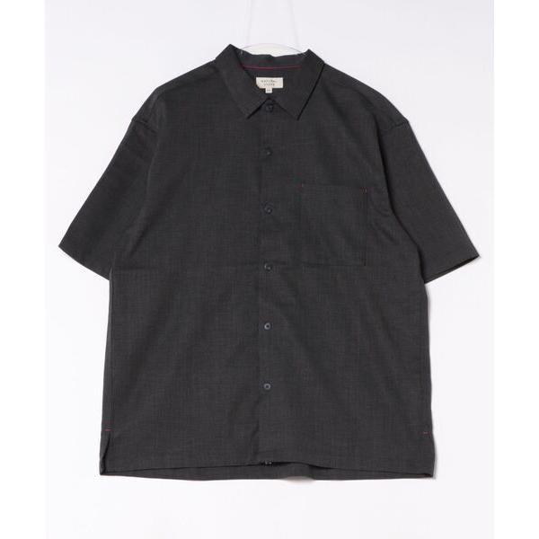 シャツ 半袖 「NATURAL STORY/ナチュラルストーリー」「涼しく快適！リネンタッチ」 ストレッチシャツ 夏服 リネンライク 清涼感 羽織り メンズ レディース