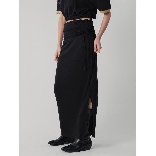 スカート MELLOW CUT SHIRRING SKIRT