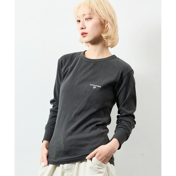 tシャツ NAUTICA/ノーティカ Essentials タイトフィット L/S クルーネック ピグメントTシャツ メンズ レディース