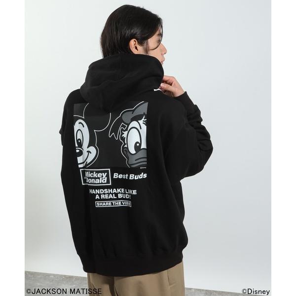 「JACKSON MATISSE」 プルオーバーパーカー LARGE ブラック メンズ