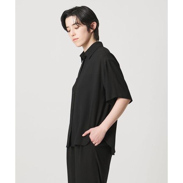 ブラウス シャツ 「MARW UNITED ARROWS」シフォン 5分袖 シャツ レディース